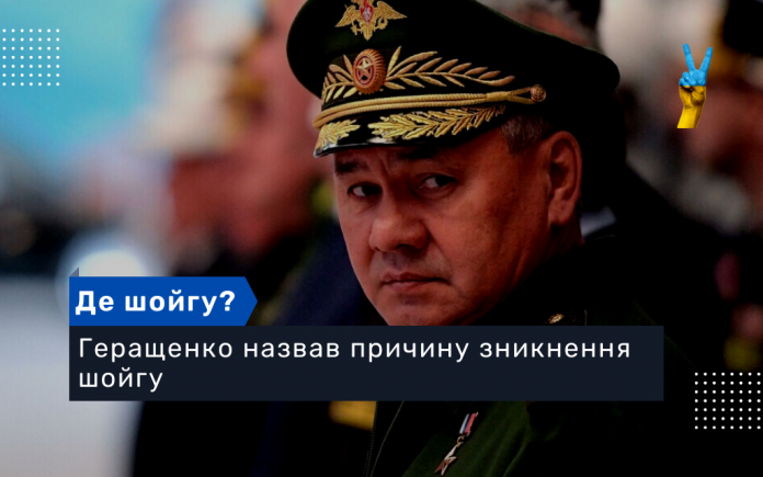 Геращенко назвав причину зникнення Шойгу