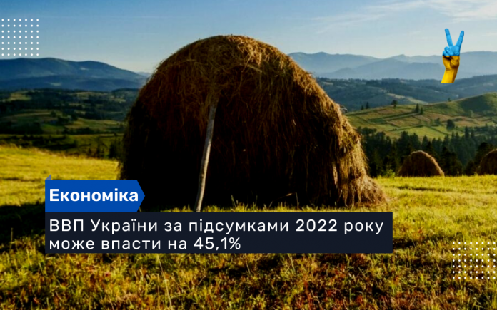 ВВП України за підсумками 2022 року може впасти на 45,1%